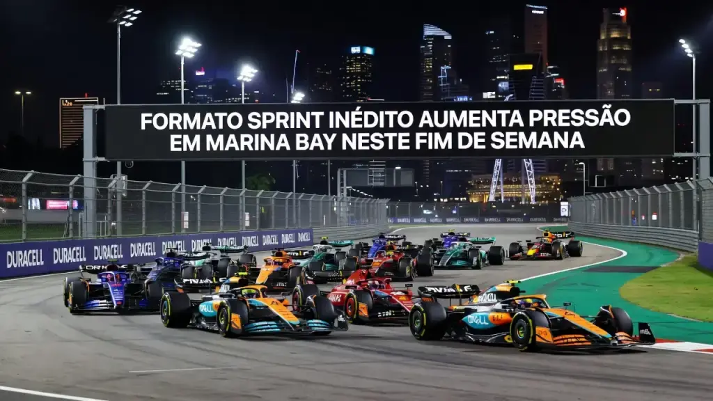 Formato Sprint Inédito Aumenta Pressão em Marina Bay Neste Fim de Semana
